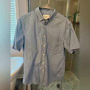 Goodfellow Men’s Printed Button Down Short Sleeve